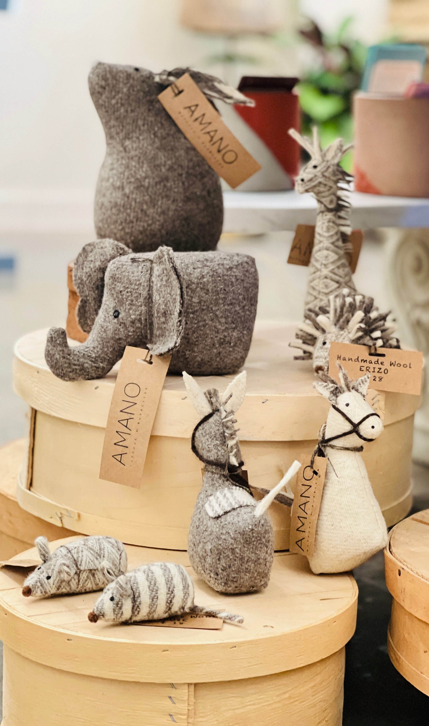 Wool Animals Door Stopper