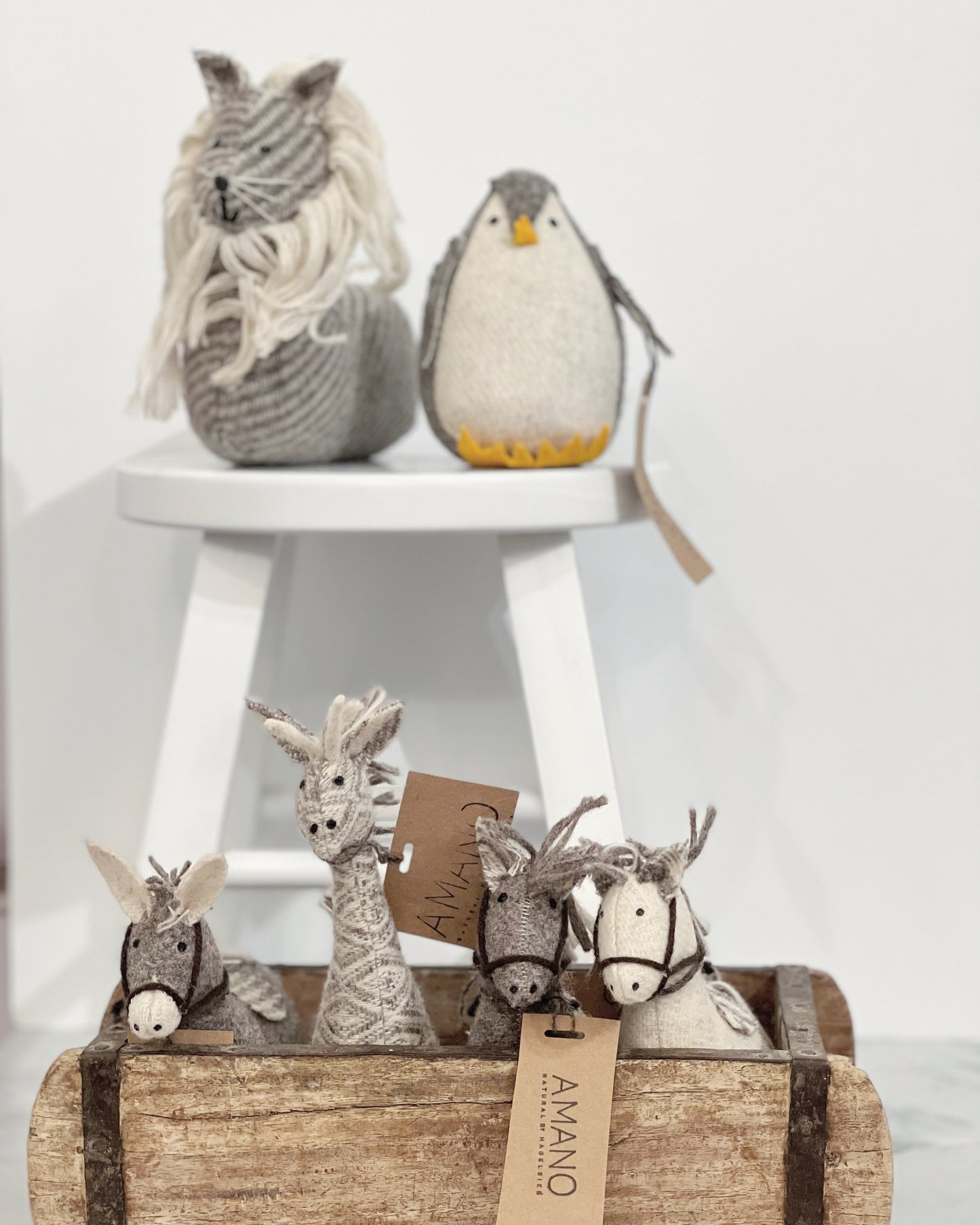 Wool Animals Door Stopper