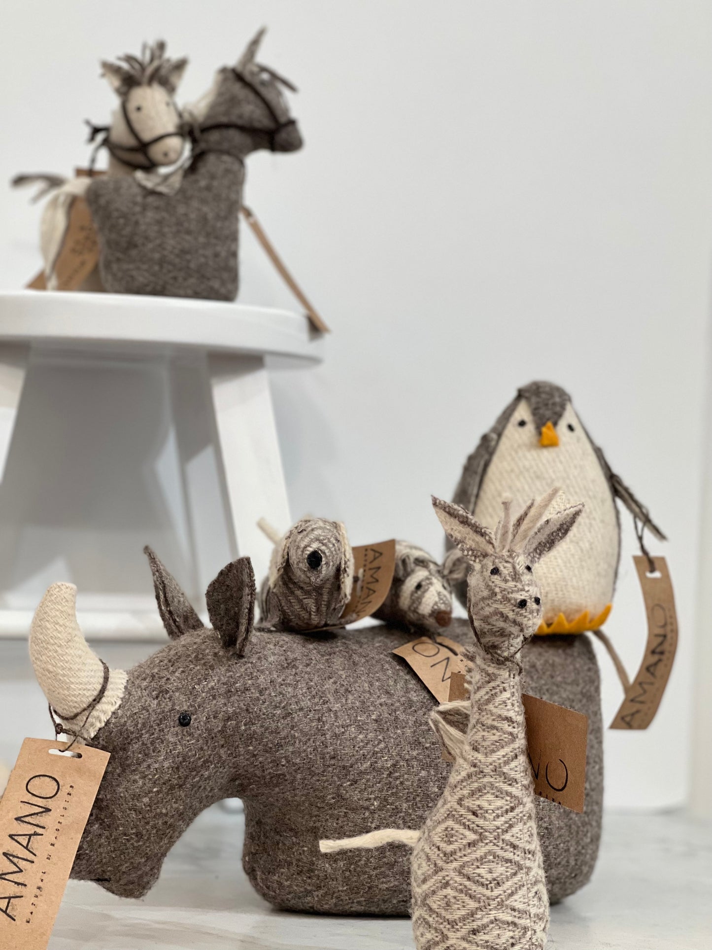 Wool Animals Door Stopper