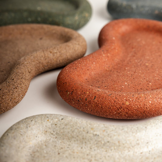 Concrete Halfmoon Tray