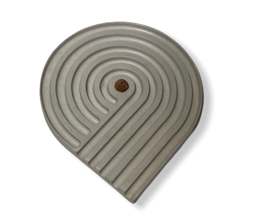 Concrete Spiral Incense Holder