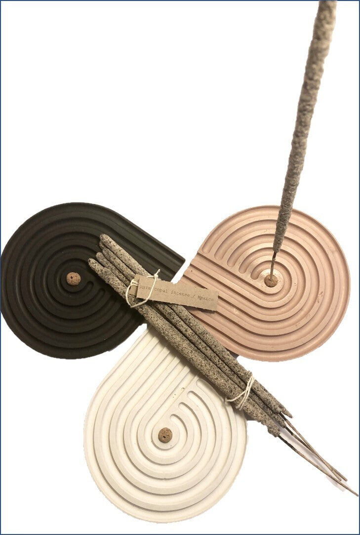 Concrete Spiral Incense Holder