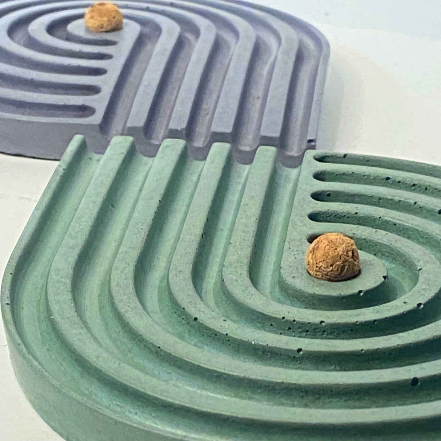 Concrete Spiral Incense Holder