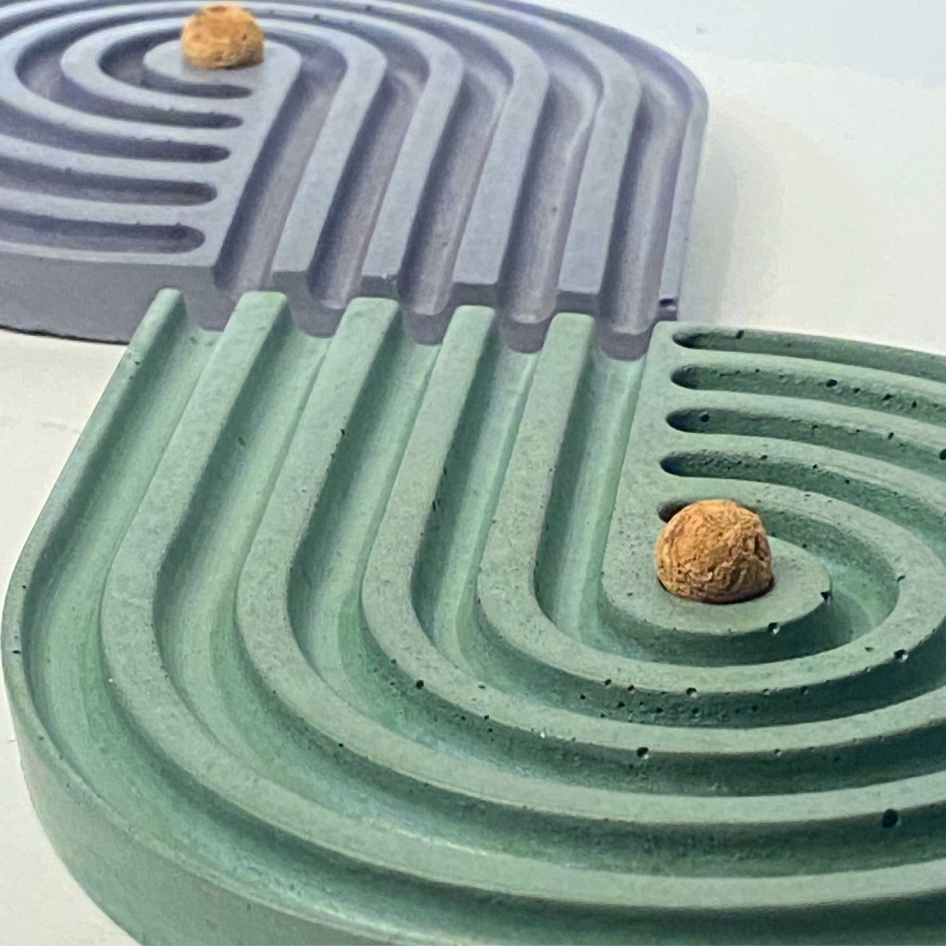 Concrete Spiral Incense Holder