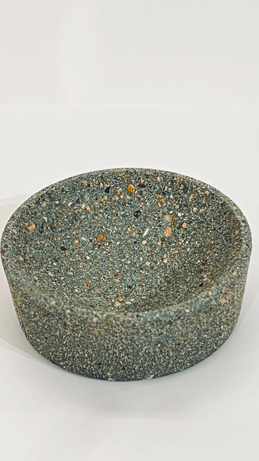 Concrete Circle Incense Holder