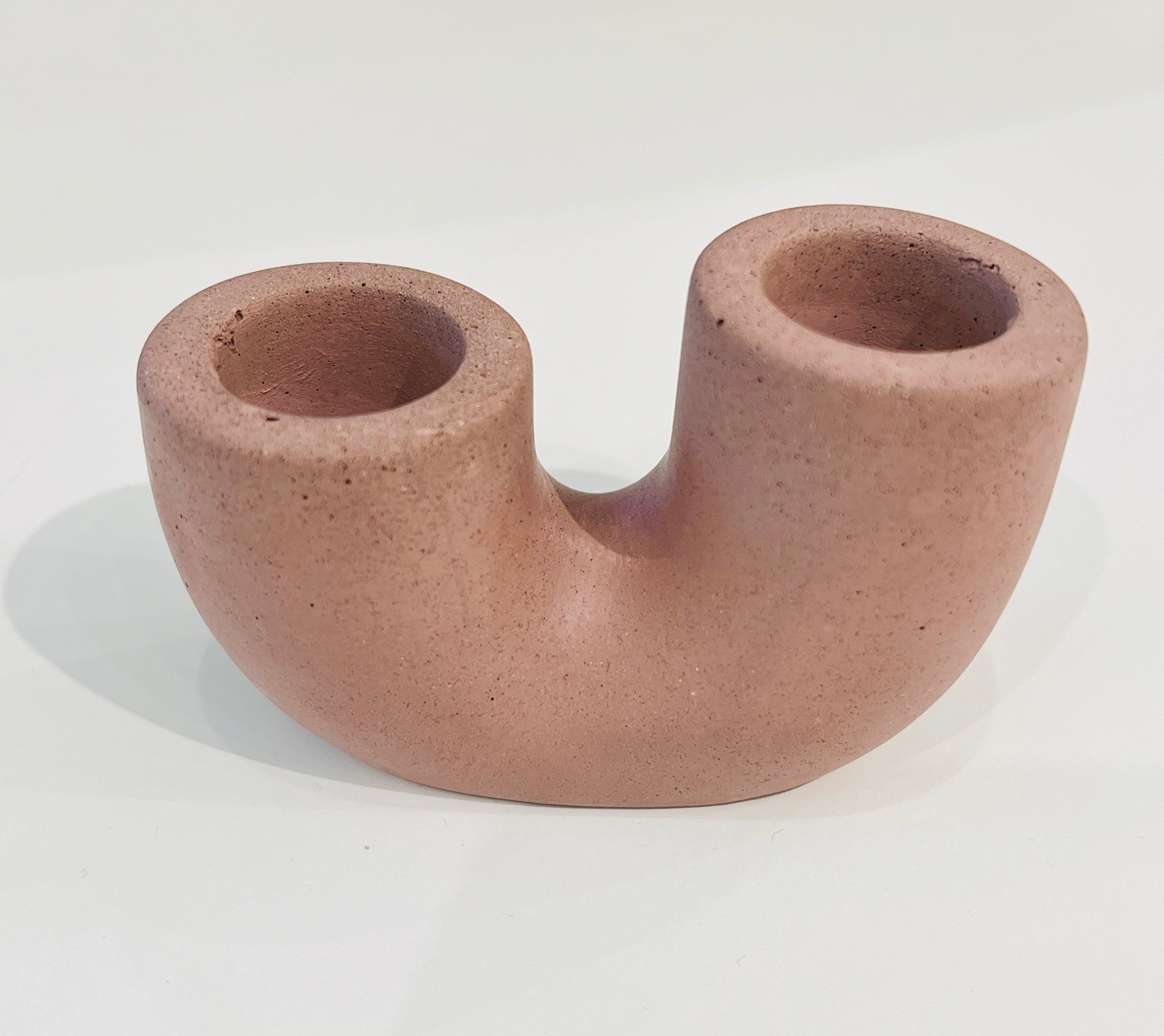 Concrete Double Candle Holder