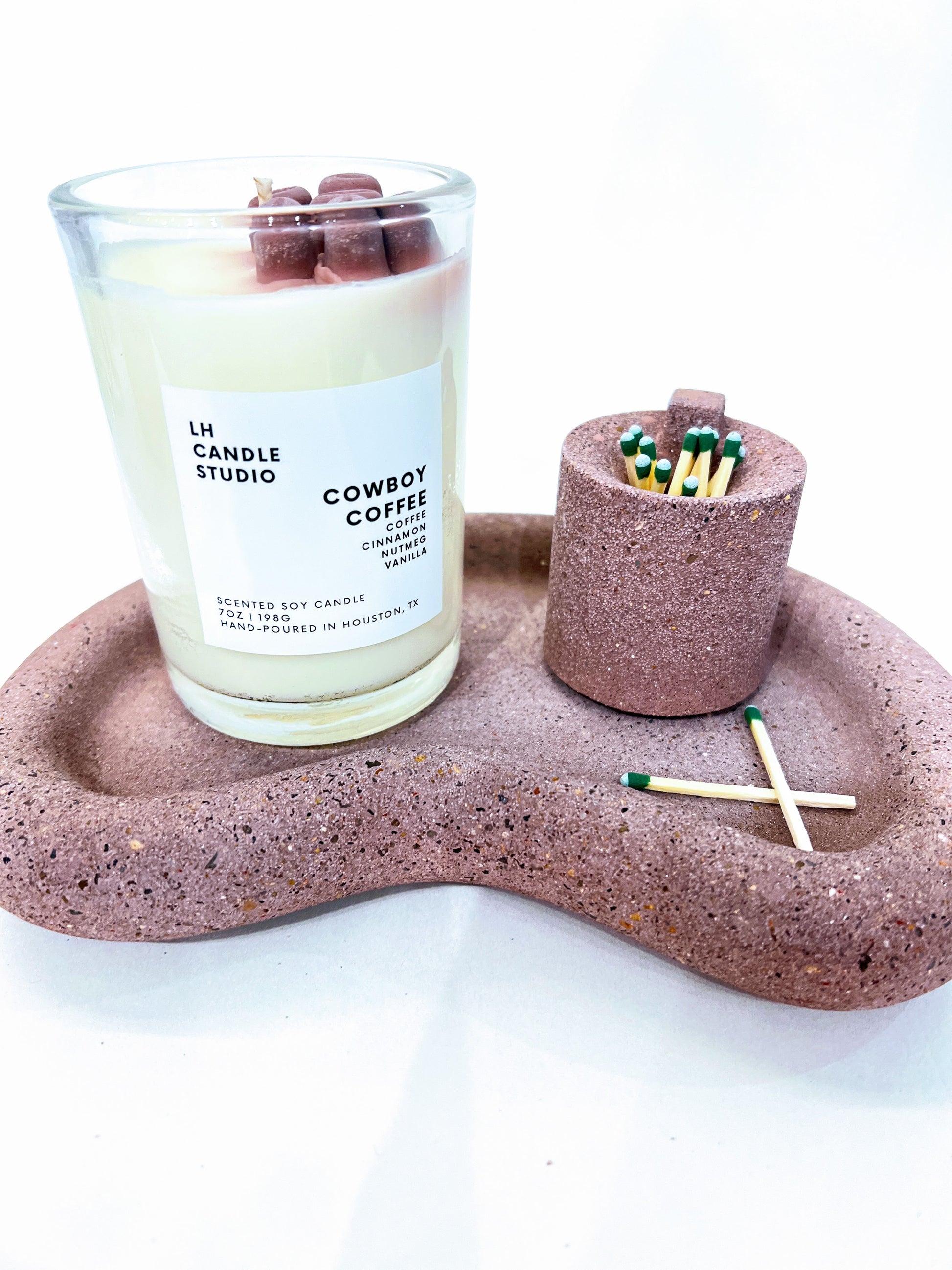 Concrete Halfmoon Tray