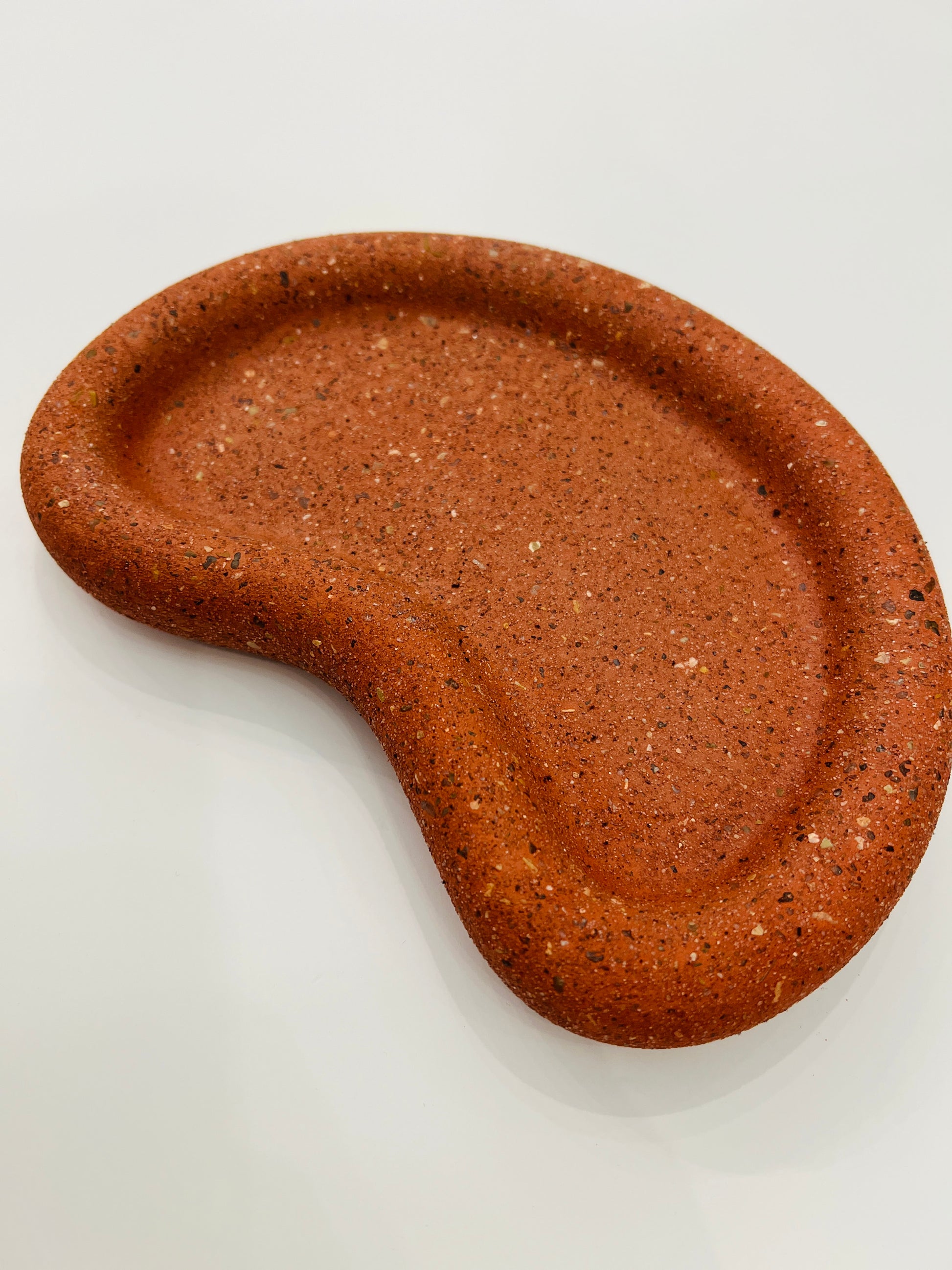 Concrete Halfmoon Tray
