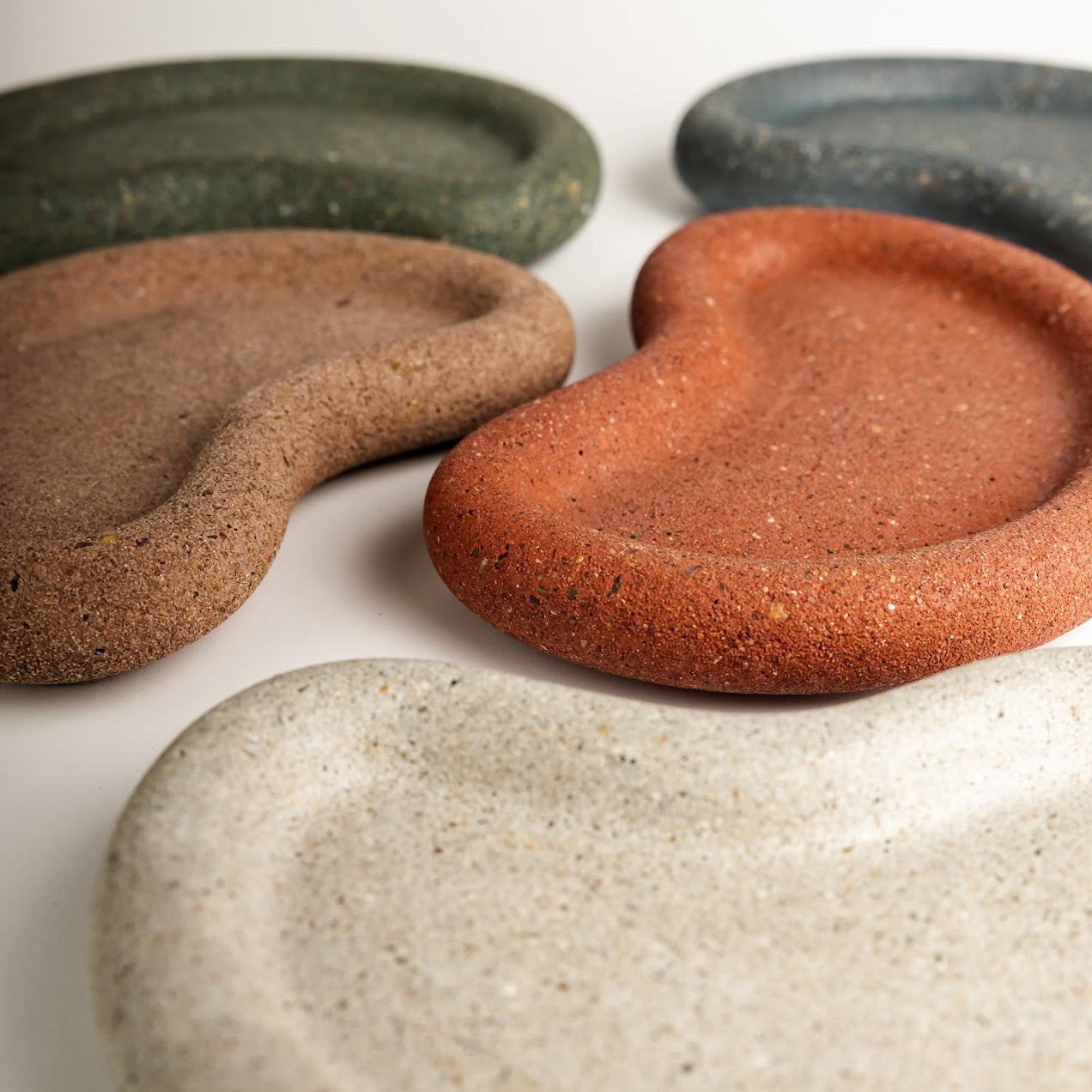 Concrete Halfmoon Tray