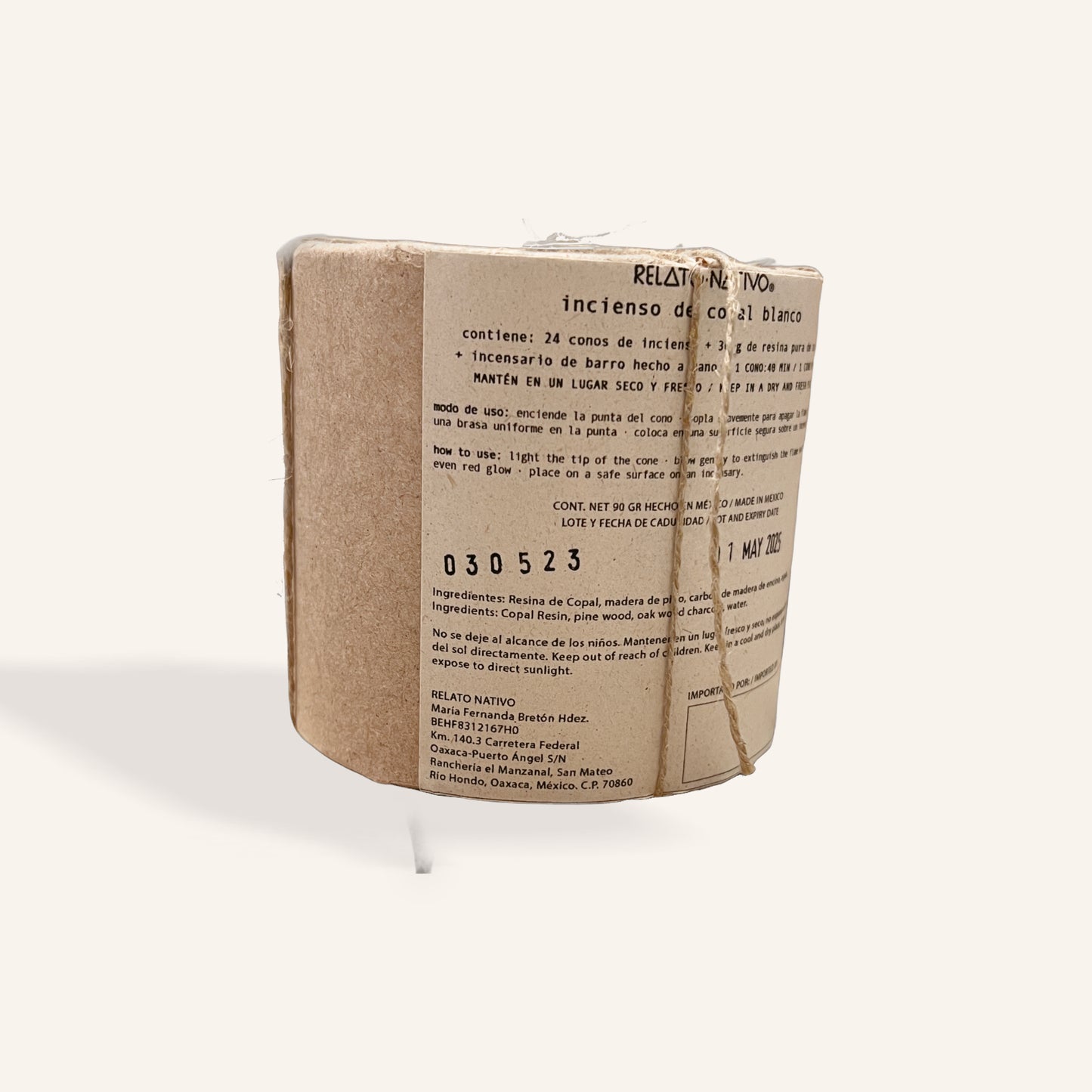 Copal Incense Cone RELATO NATIVO