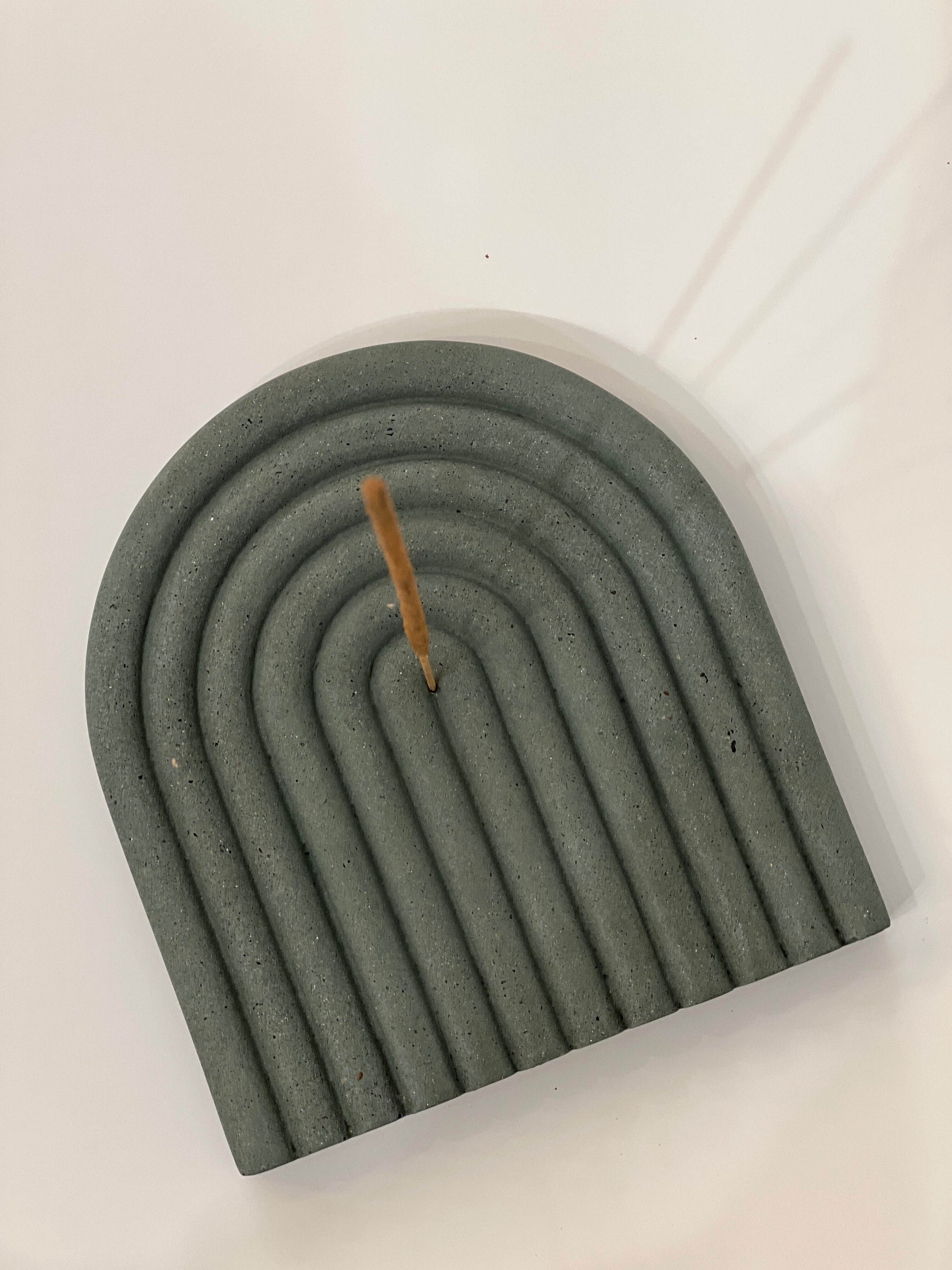 Concrete Arch Incense Holder