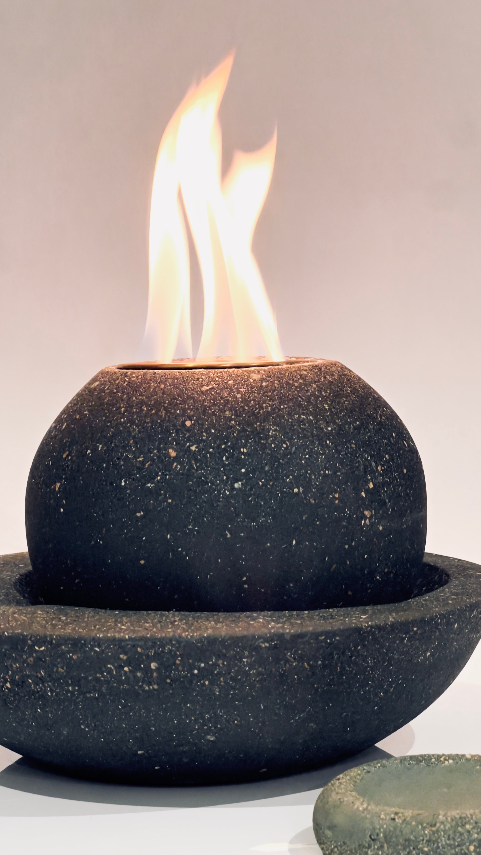 Concrete fire pits