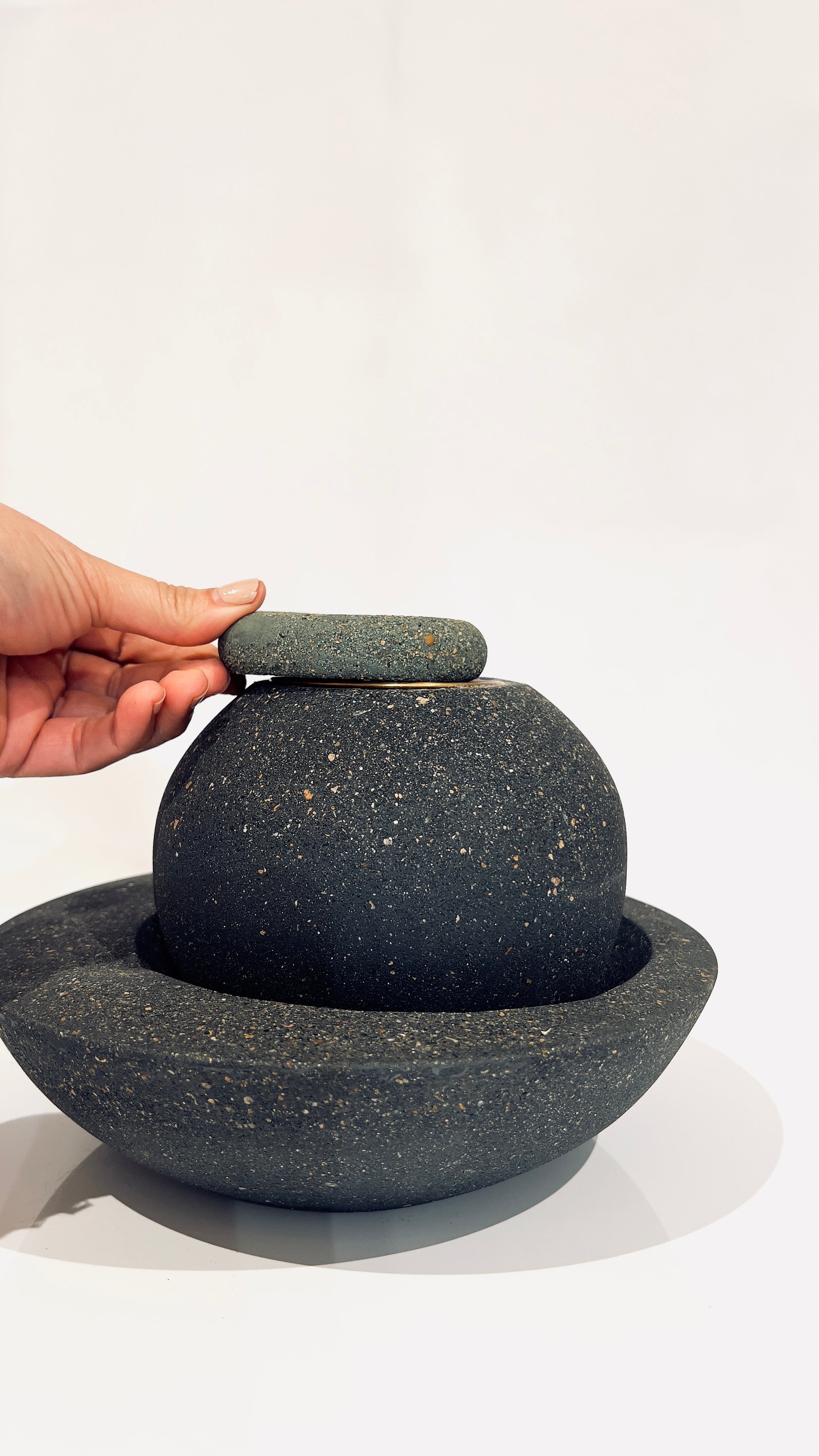 Concrete fire pits