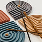 Concrete Spiral Incense Holder