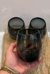 Black  Glass Tumbler