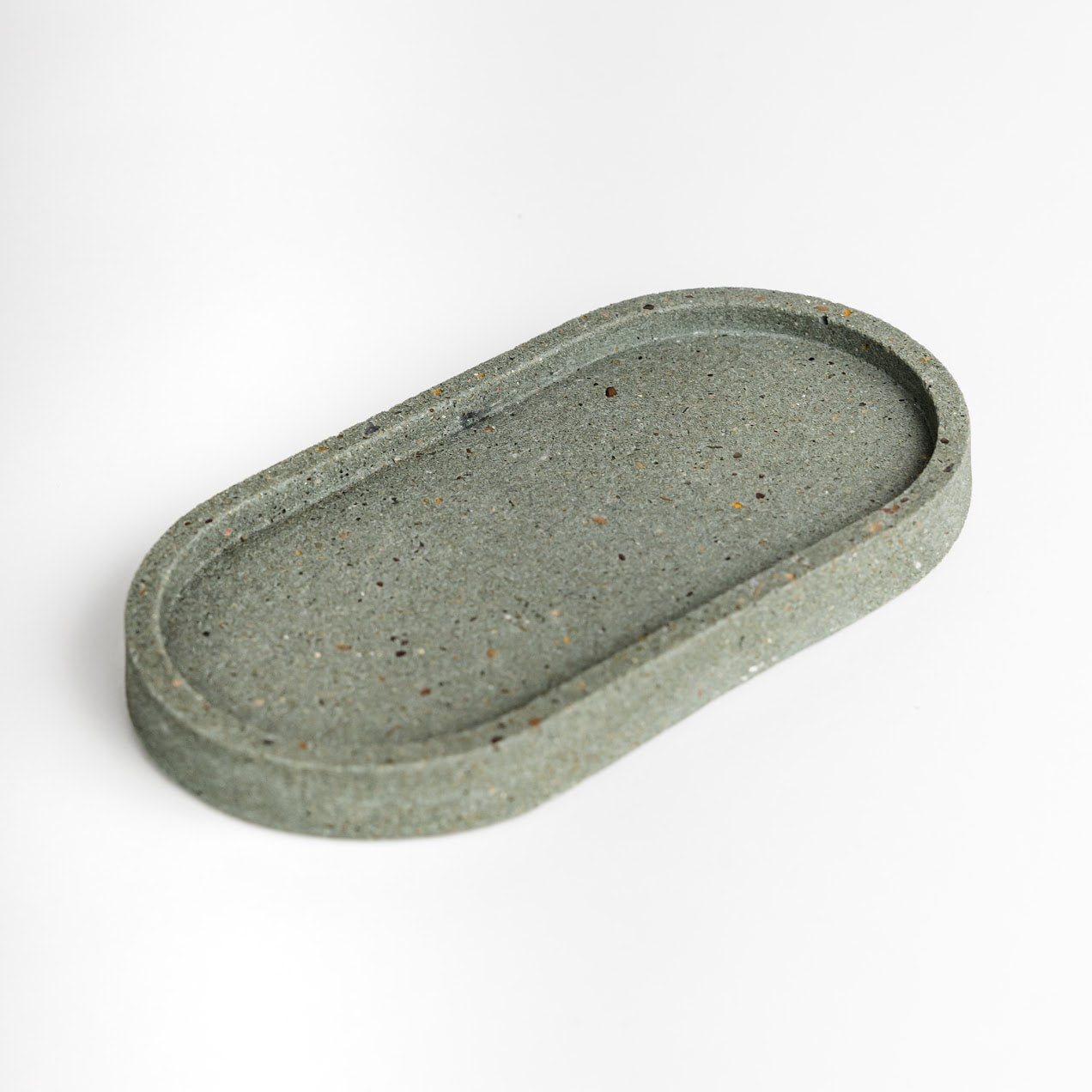 Concrete Oval Tray