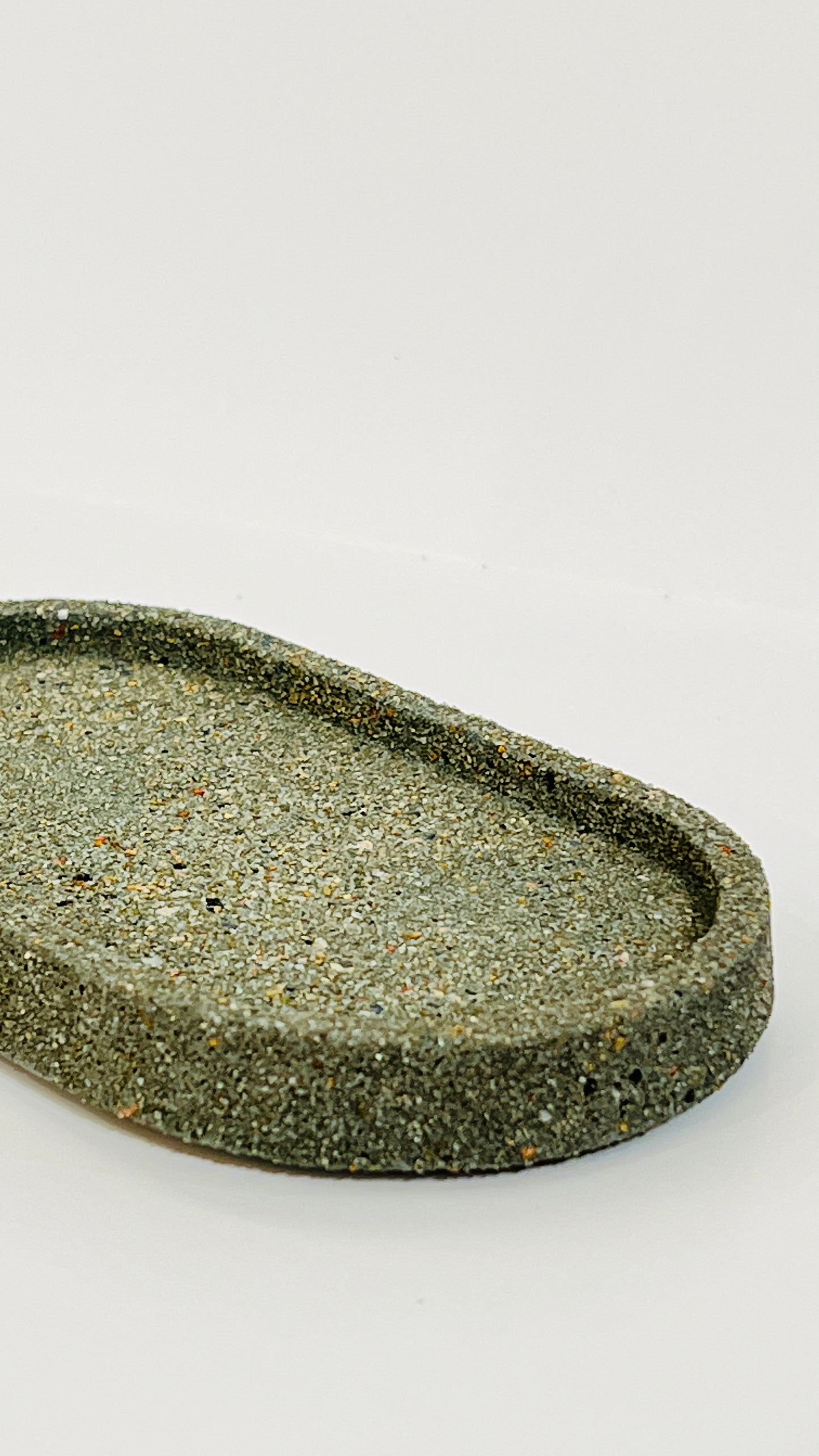 Concrete Oval Tray