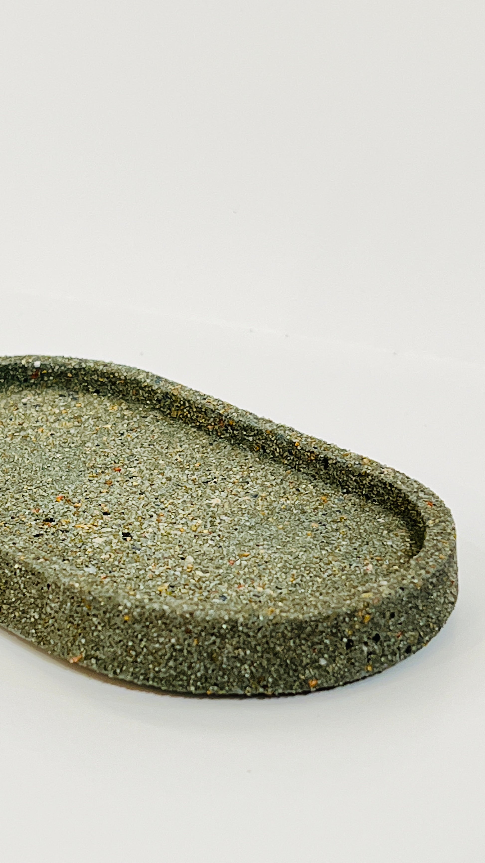 Concrete Oval Tray