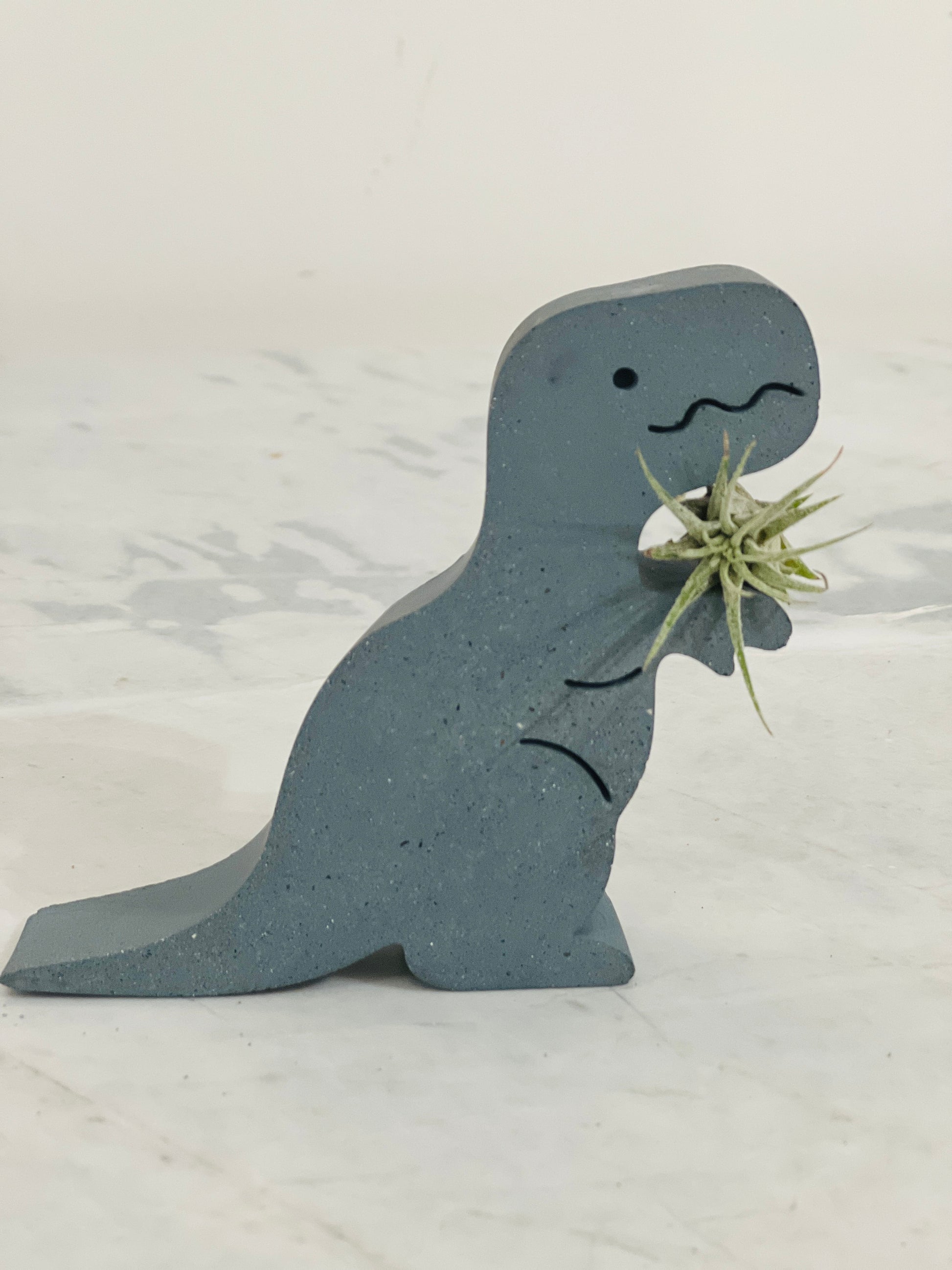 Concrete Dino Air Plant Holder