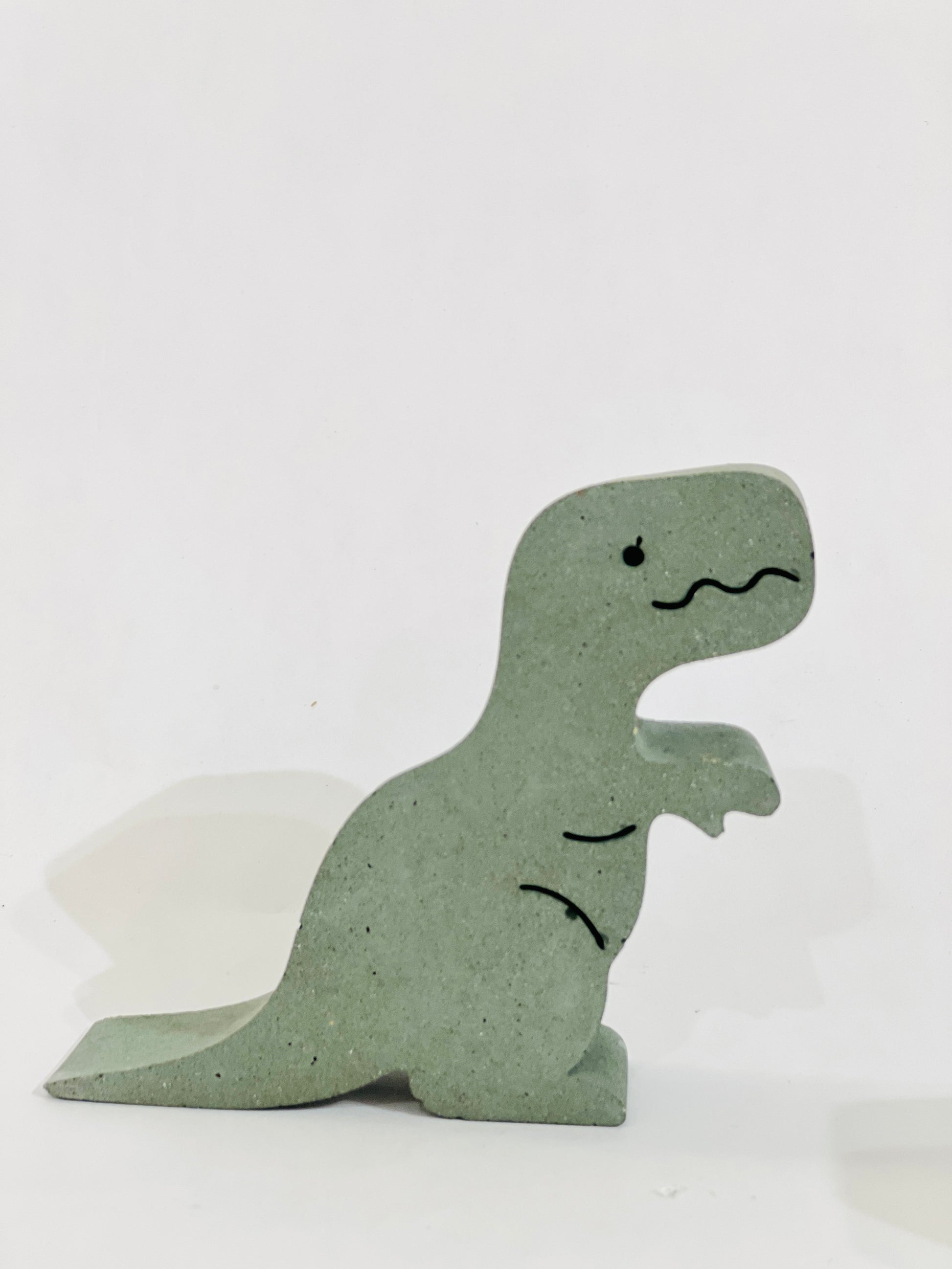 Concrete Dino Air Plant Holder